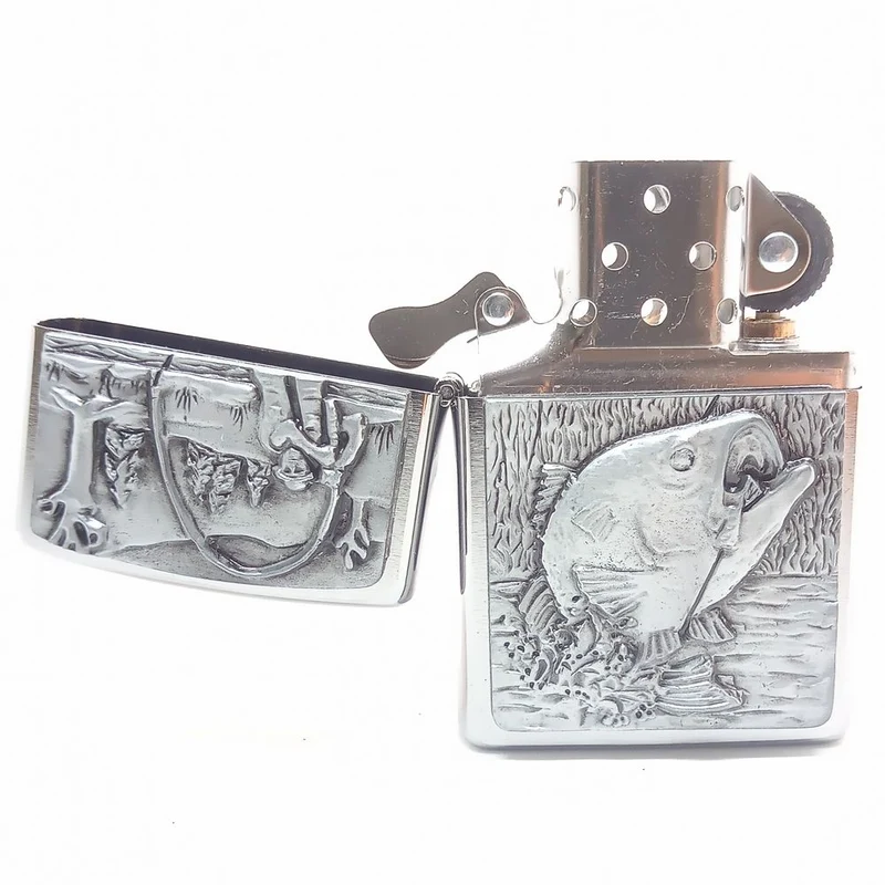 Bass Fishing Zippo Lighter