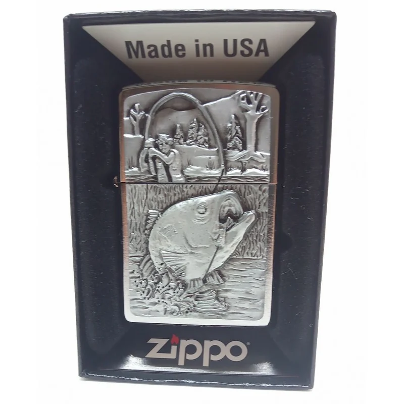 Bass Fishing Zippo Lighter