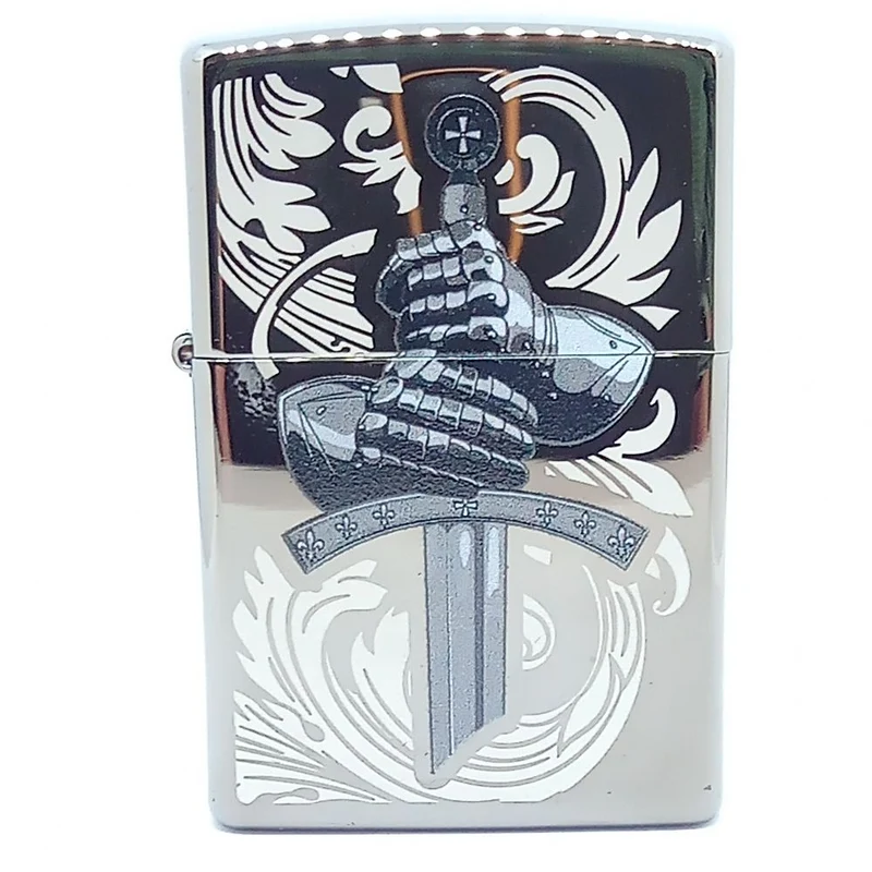 Original Zippo Lighter - Knights Gloves Design