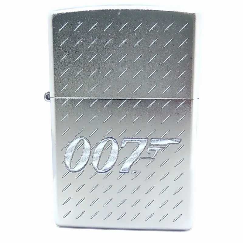Zippo Lighter James Bond 007 - Sølv Satin