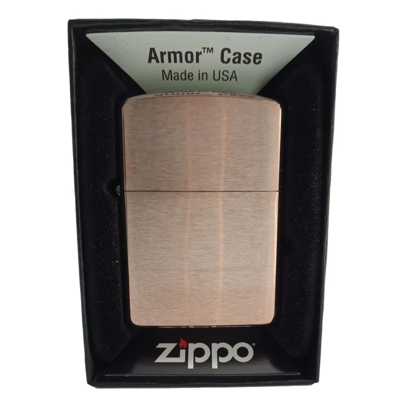 Zippo ARMOR CASE Lighter Brass Brushed