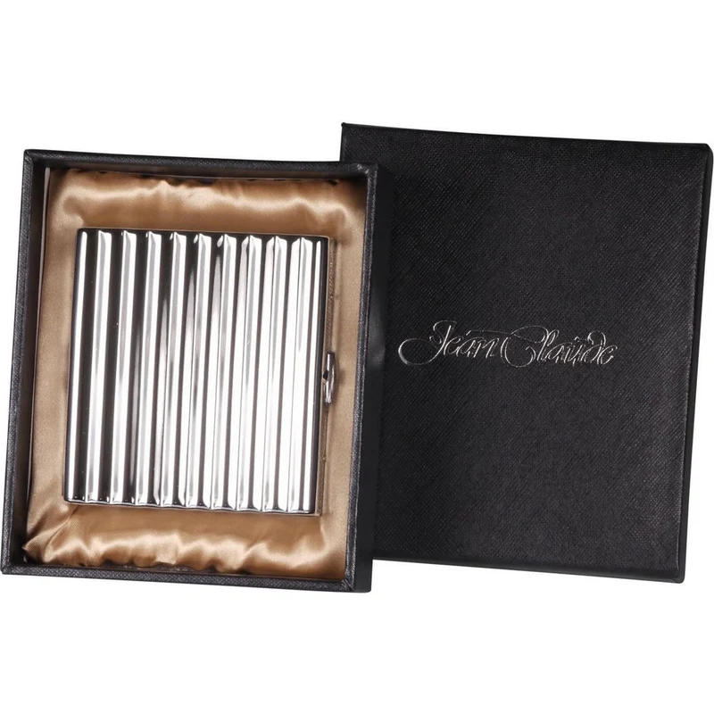 Moderne Cigaret Etui i Bølget Chrome
