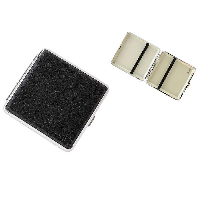 Angelo Cigaretetui - 18 King Size - Sort Glitter