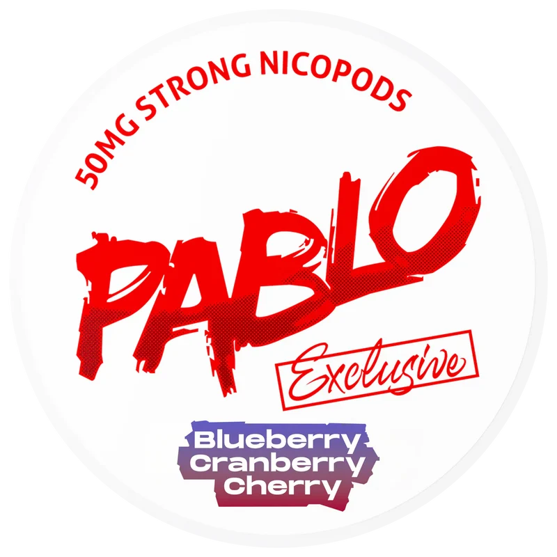 PABLO Snus - Blueberry Cranberry Cherry - 50mg