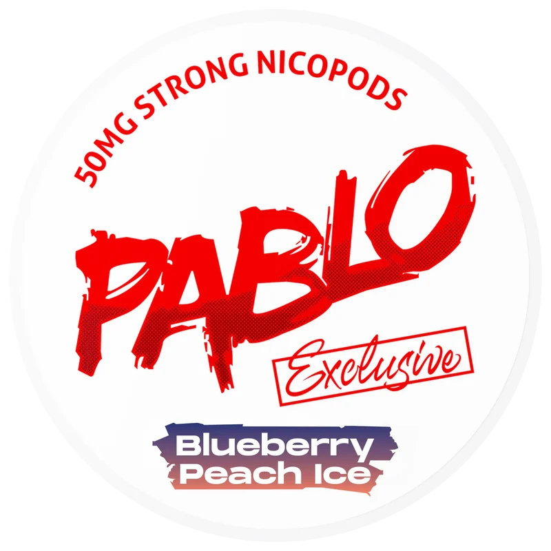 PABLO Snus - Blueberry Peach Ice - 50mg