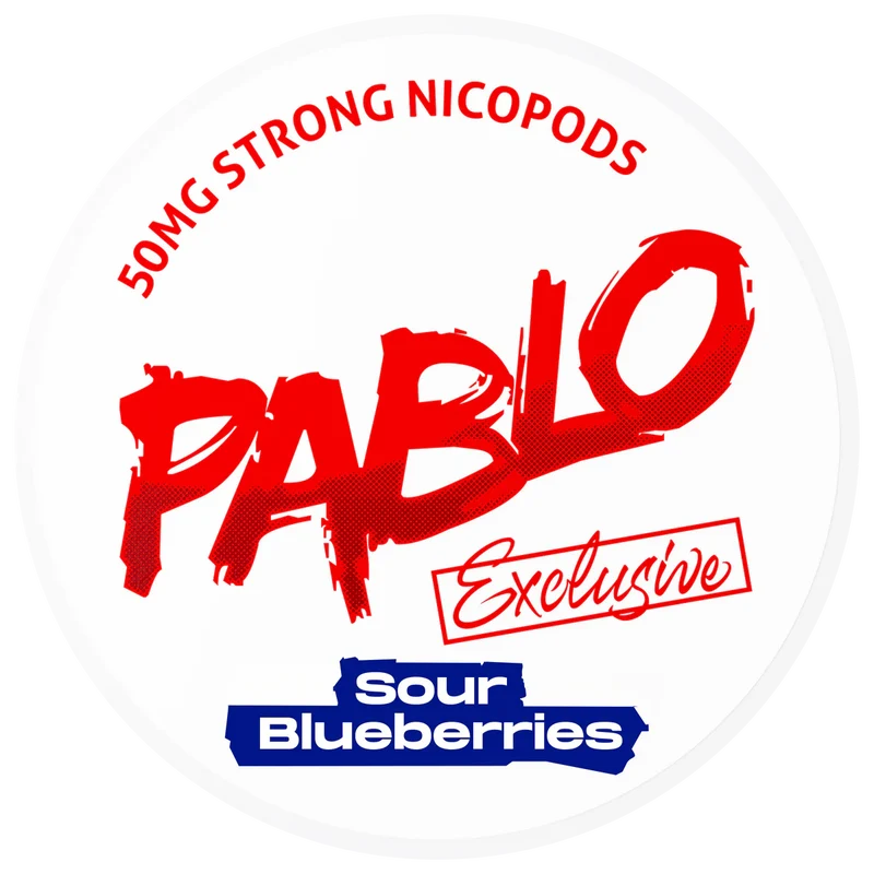 PABLO Snus - Sour Blueberries - 50mg