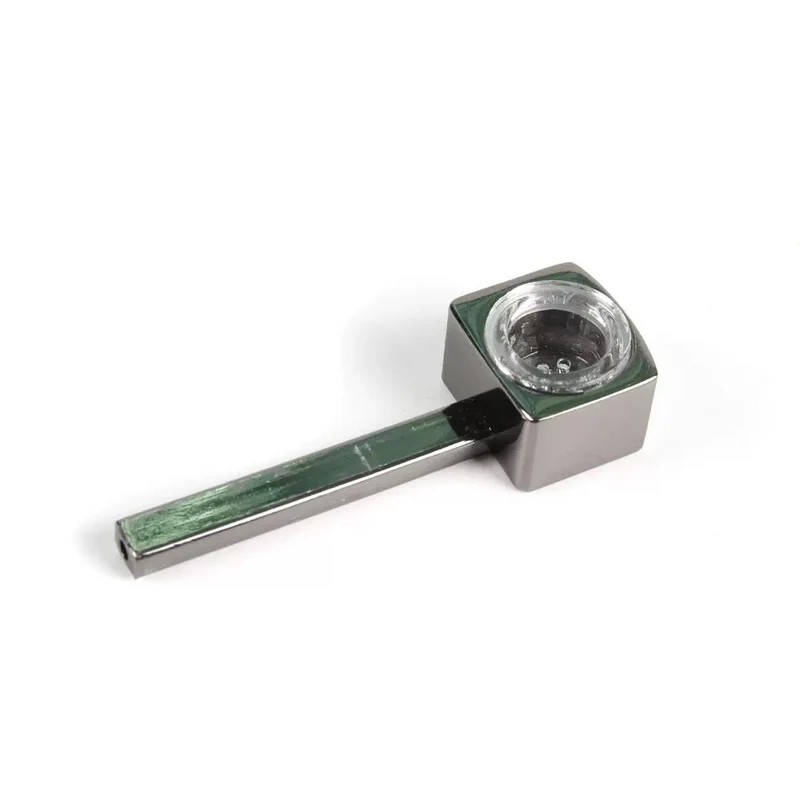 Grinder mit Pfeife 75mm Gun Metal – 4-teilig & massiv