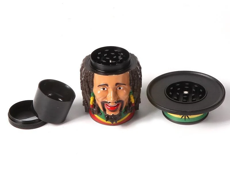 Jamaica Rasta Grinder 76 mm 3D-Kopf Design