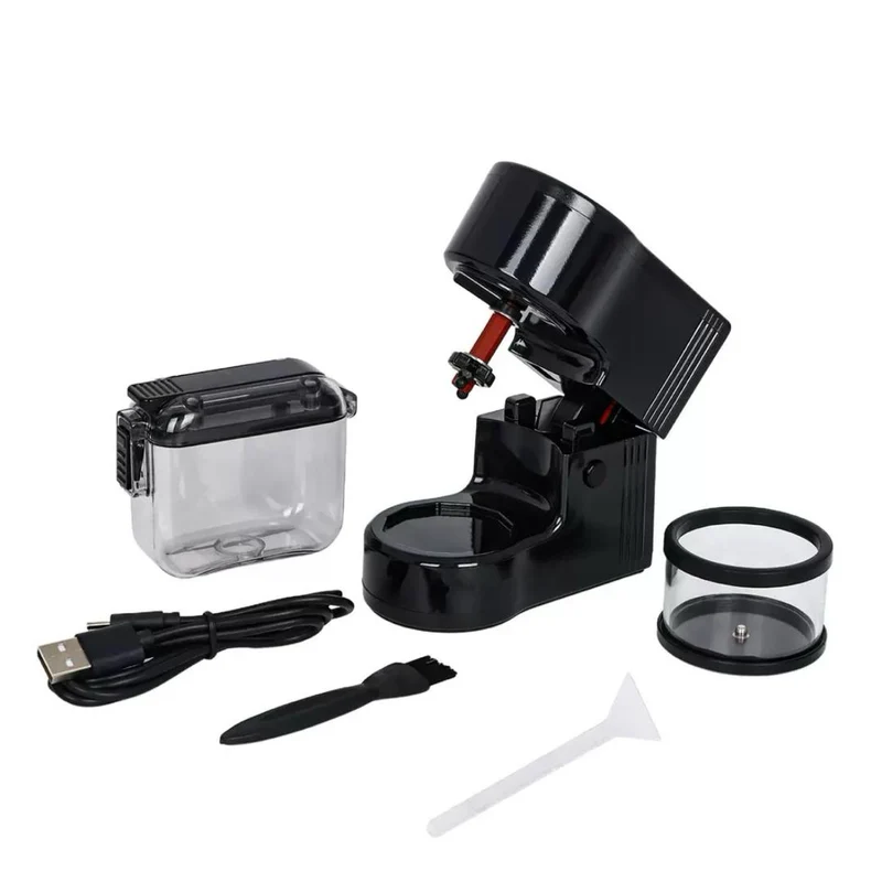 Elektrischer Grinder Set Schwarz mit Zubehör