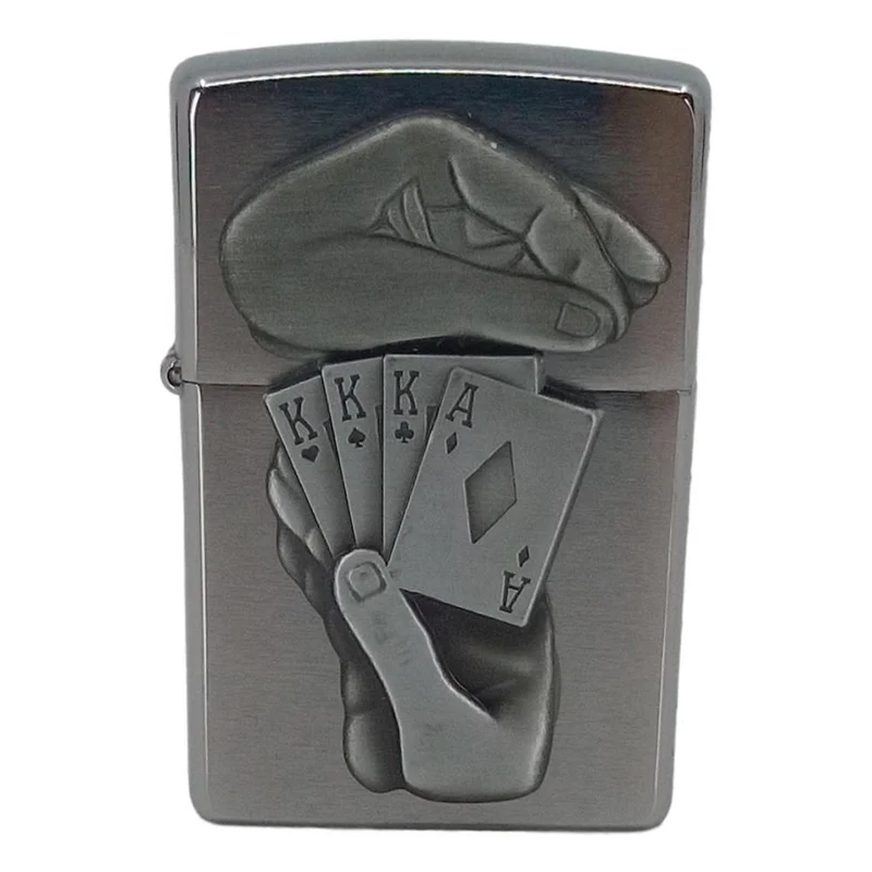 Trick Full House Poker Zippo Lighter