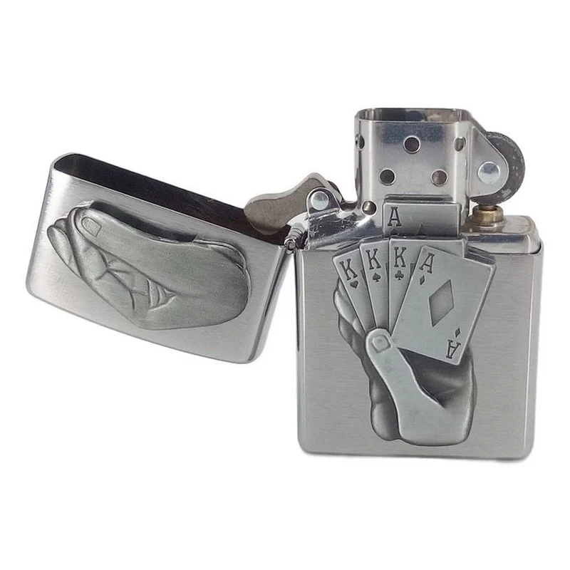 Trick Full House Poker Zippo Lighter