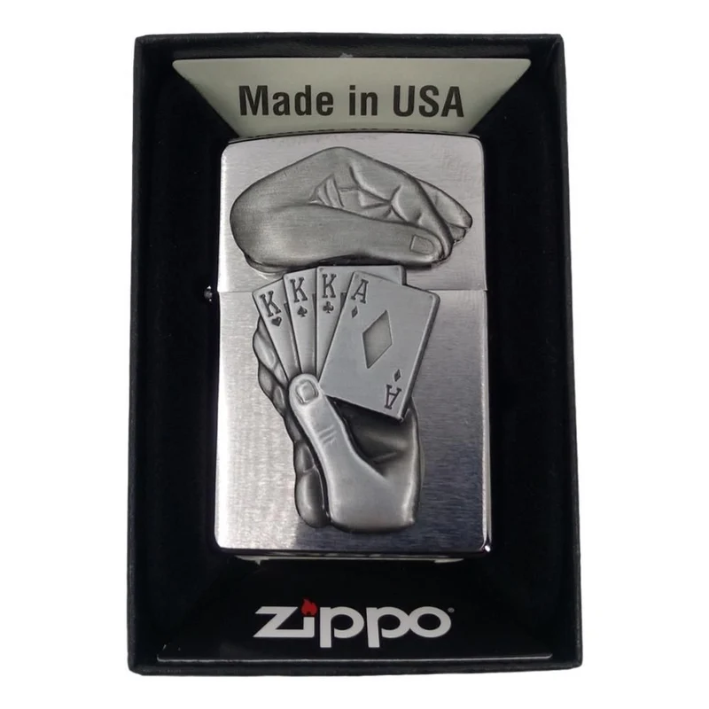 Trick Full House Poker Zippo Lighter