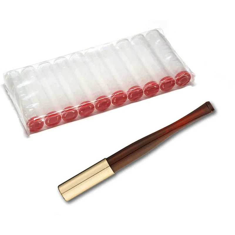 Elegant Lady Automatic Cigaret Holder Skildpadde + 10 Filtre