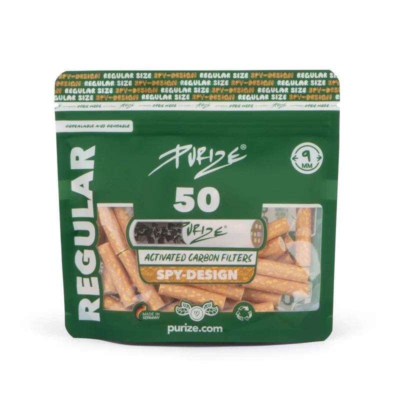 PURIZE Aktivkohlefilter Regular 50 Stück