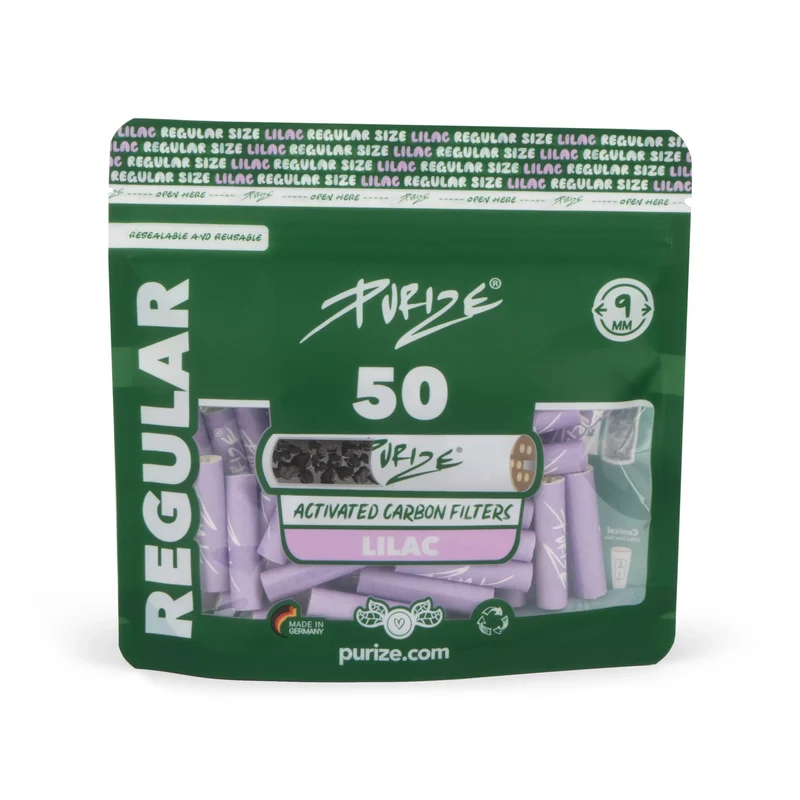 PURIZE Aktivkohlefilter Regular 50 Stück