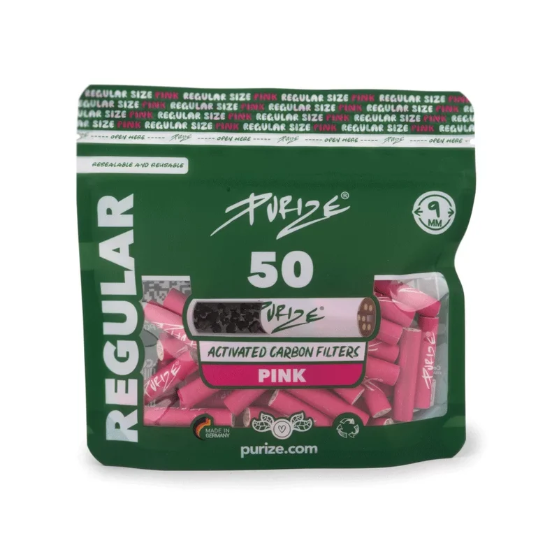PURIZE Aktivkohlefilter Regular 50 Stück