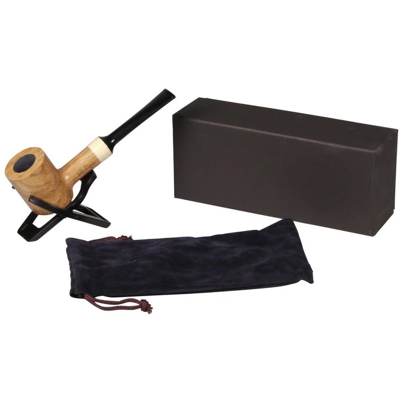 Mr. Pipe Pibe Natur Redwood Lige inkl. Stand