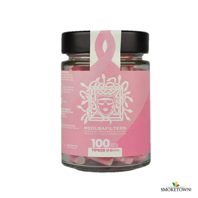 Medusa Rosé - Aktivkohlefilter im Glas - 100Stk