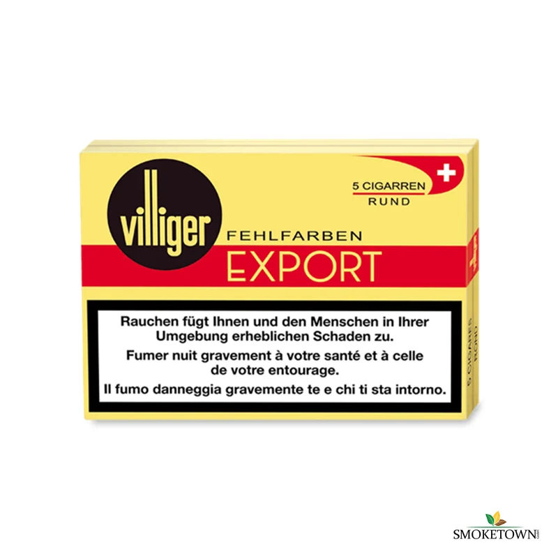 VILLIGER EXPORT Rund Fehlfarbe - 5 Stk.