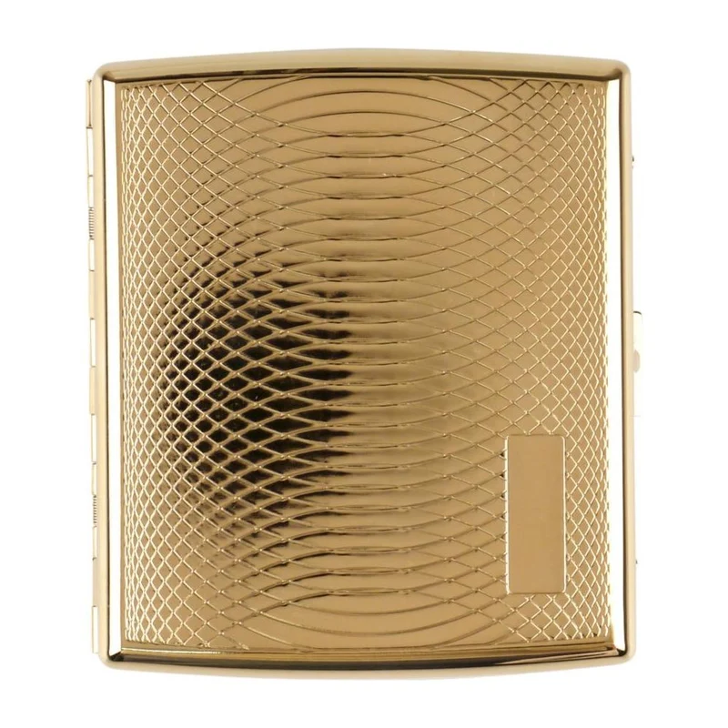 Guld Cigaret-Etui til 18 King Size Cigaretter