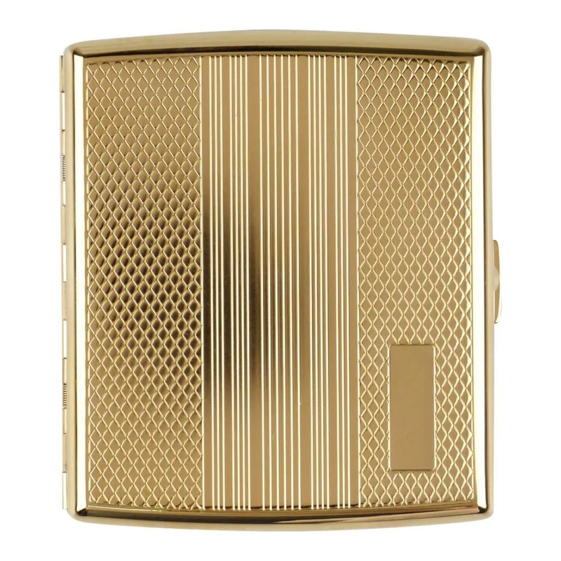 Guld Cigaret Etui til 18 King Size Cigaretter