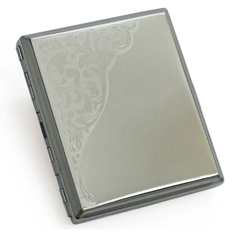 Cigaret Etui - 20 King Size - Paisley Chrom
