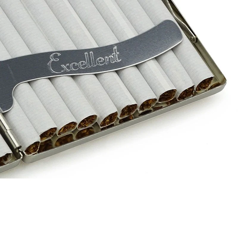 Cigaret Etui - 20 King Size - Paisley Chrom