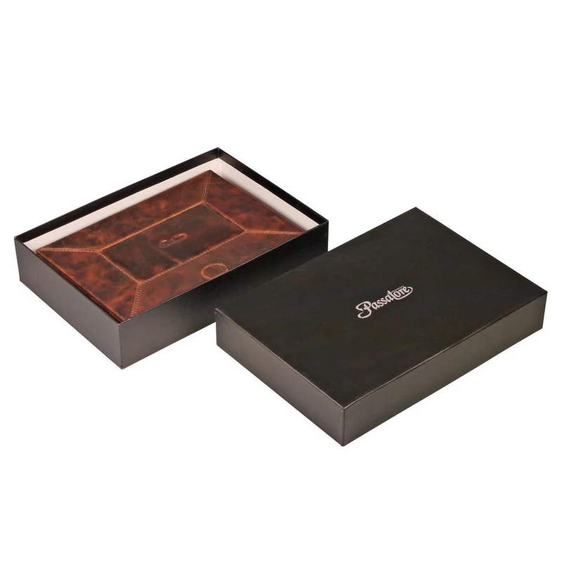 Passatore Humidor til 8-10 Cigarer i Brunt Antik Læder