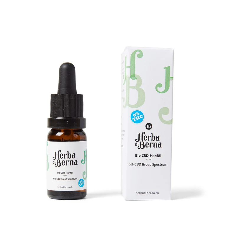 Herba di Berna Bio CBD Öl 6% - 0.0% THC