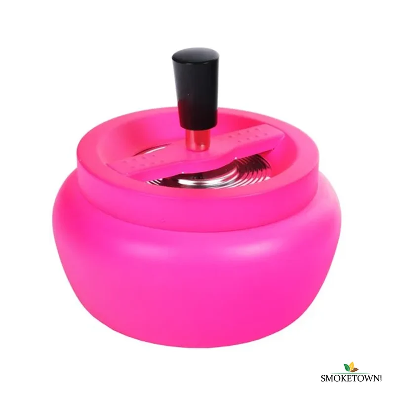 Drehaschenbecher Neon Pink