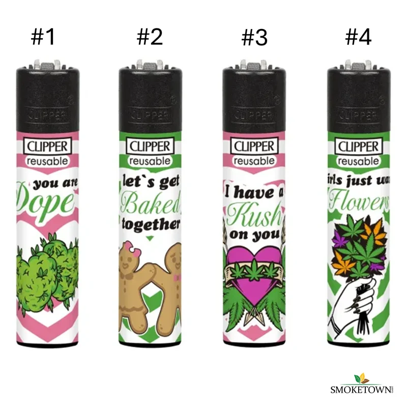 Clipper Feuerzeug - Weed Valentine