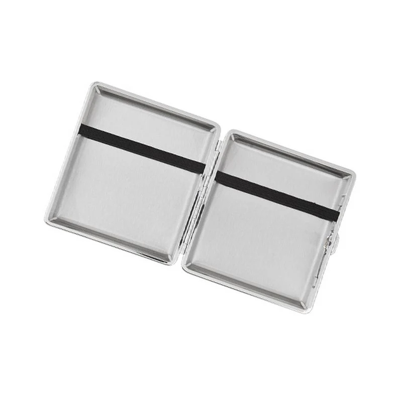 Sort Cigaret Etui - 20 King Size - Antik Læder Look