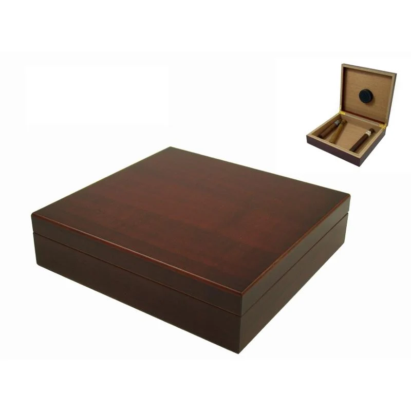 Angelo 10 Cigar Humidor i Bordeaux Træ