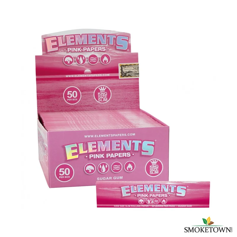 ELEMENTS Kingsize Slim Pink