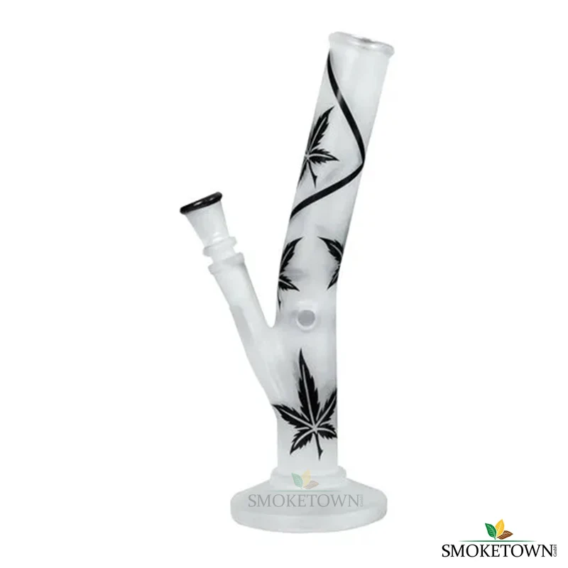 Glasbong "Hanf" sandgestrahlt - 26cm