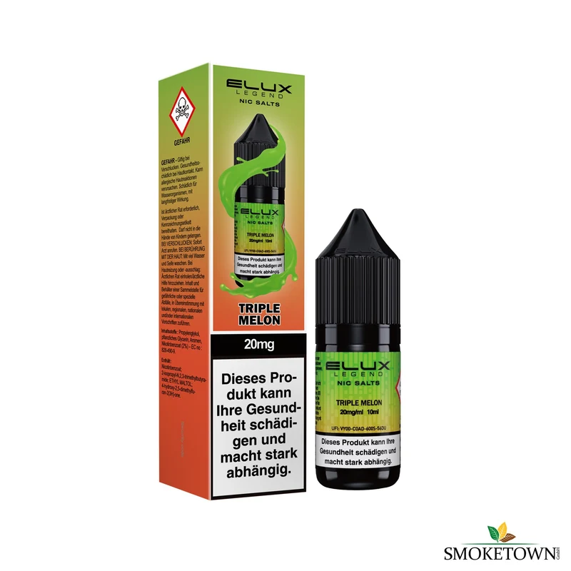 ELUX Legend Nic Salts – Triple Melon – 20 mg – 10 ml