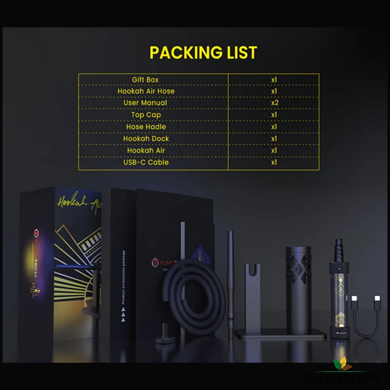 Hookah Air Kit - Black