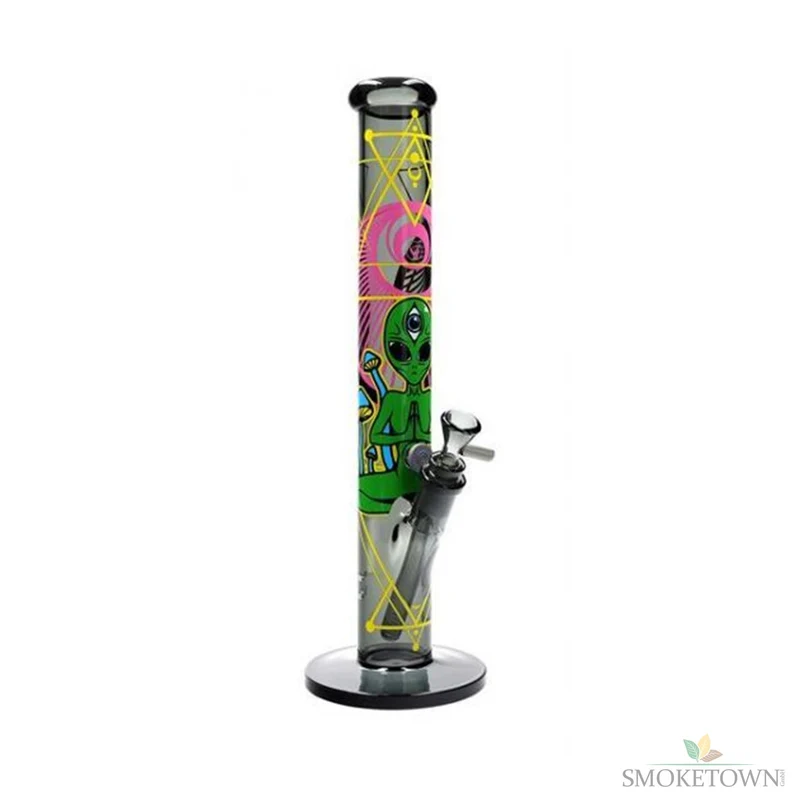 Black Leaf Bong Glas Alien Meditation