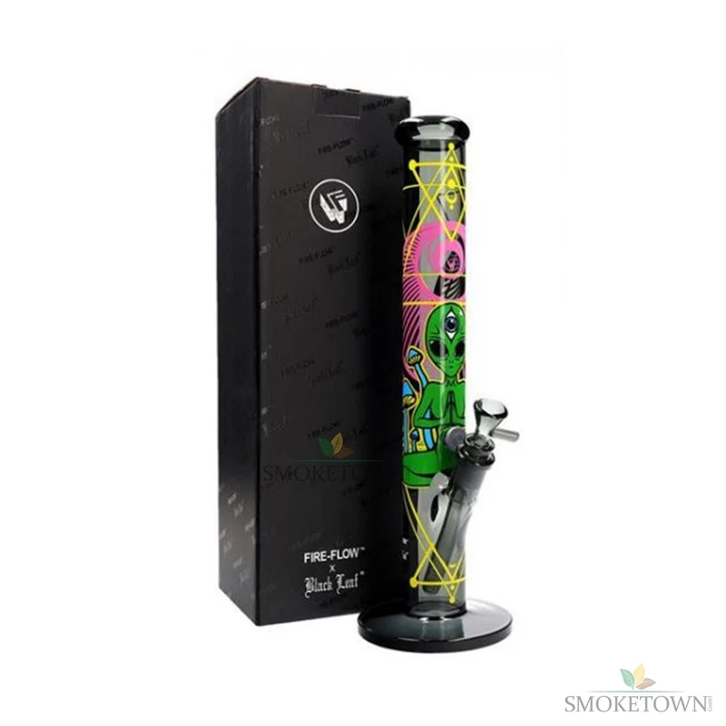 Black Leaf Bong Glas Alien Meditation