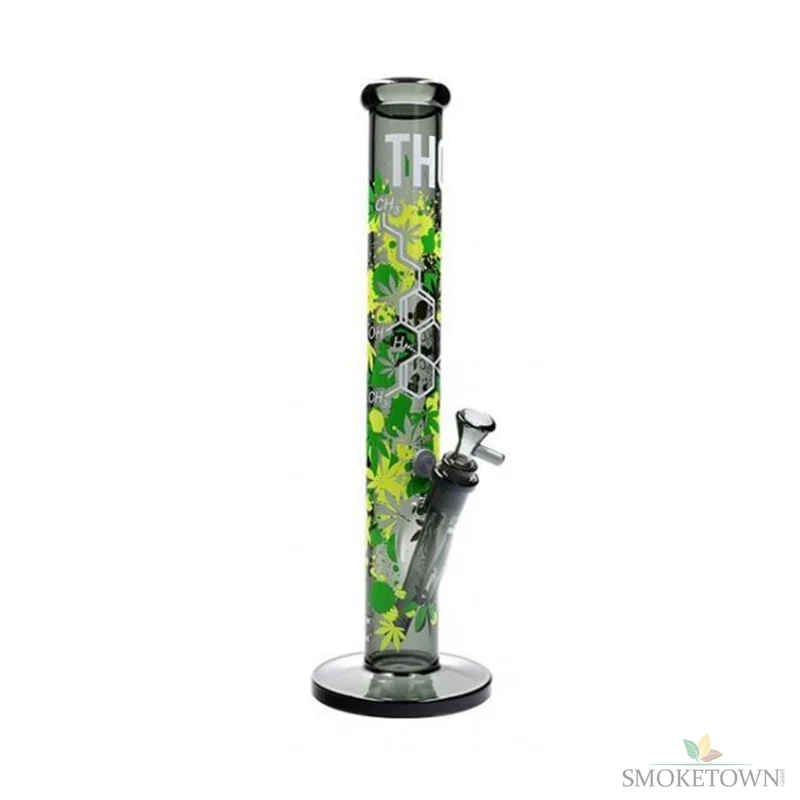 Black Leaf Bong Glas THC