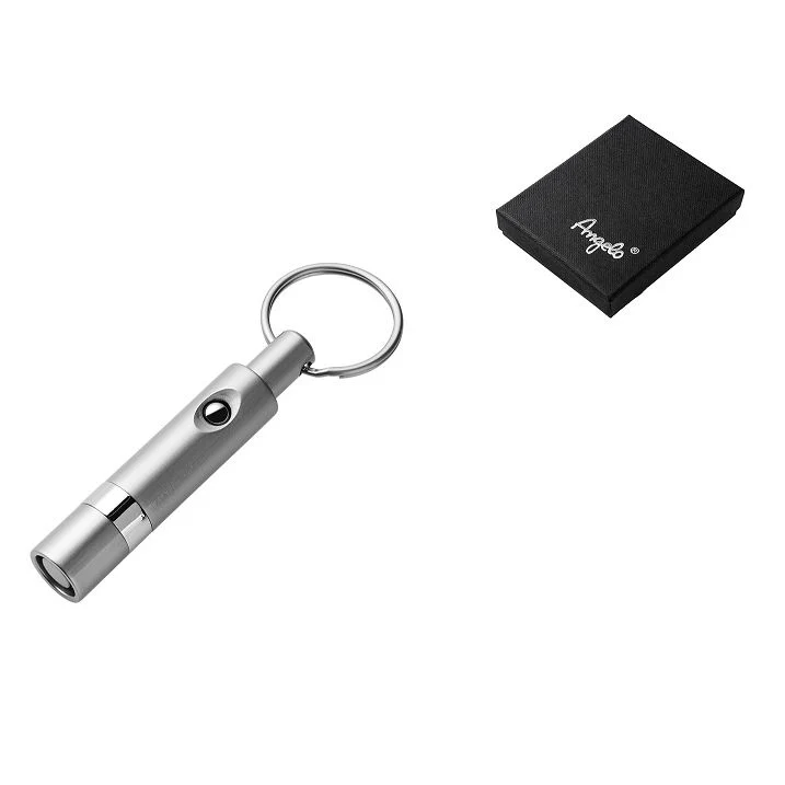 Angelo Cigar Punch Nøglering - Sølv Metal