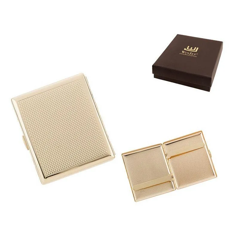 Winjet Cigaret Etui - 18 King Size Cigaretter - Guld