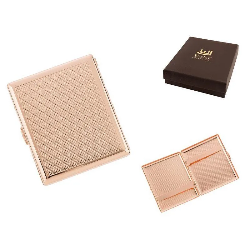 Winjet Cigaret Etui - 18 King Size Cigaretter - Rosa Guld