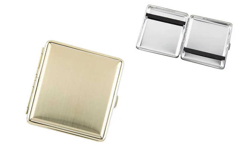 Zigarettenetui 20er, Metall Goldfarbig