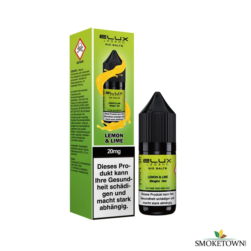 ELUX Legend Nic Salts – Lemon & Lime – 20 mg – 10 ml