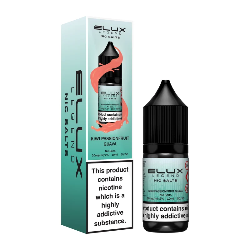 ELUX Legend Nic Salts – Kiwi Passionfruit Guava – 20 mg – 10 ml