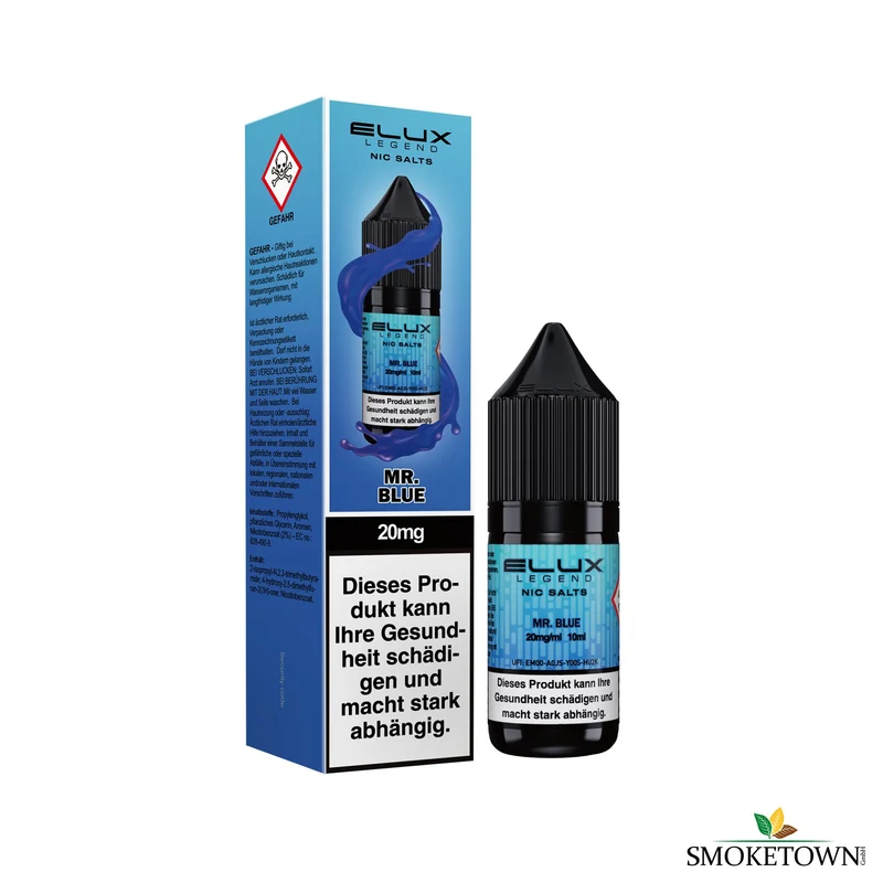 ELUX Legend Nic Salts – Mr. Blue – 20 mg – 10 ml