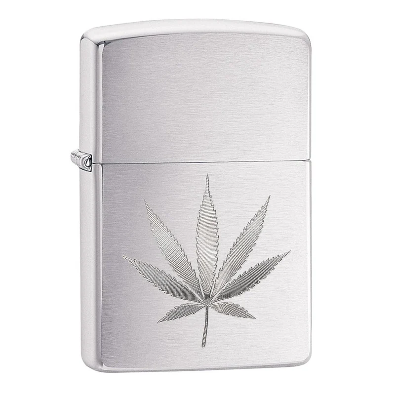 Zippo Leaf Design Engraved