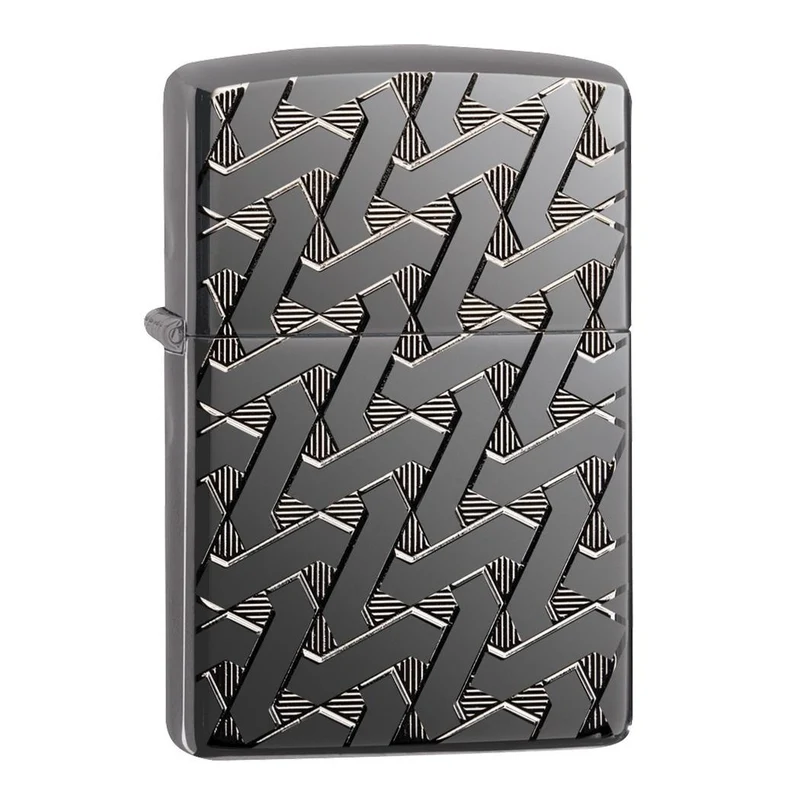 Zippo Geometric Weave Design