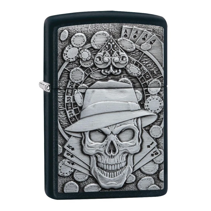 Zippo Gambling Skull